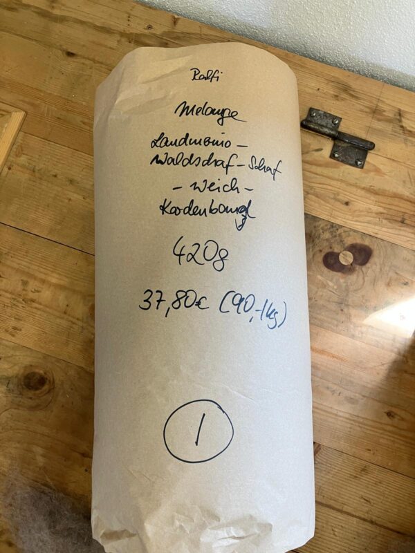 Kardenband Ralfi Melange Landmerino Waldschaf- Schaf. Weich.    I – Bild 2