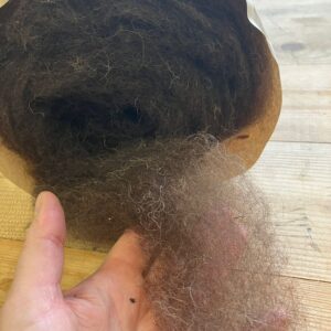 Kardenband Ralfi Waldschaf-Merino Mischlingsschaf Schokobraun 4/IV