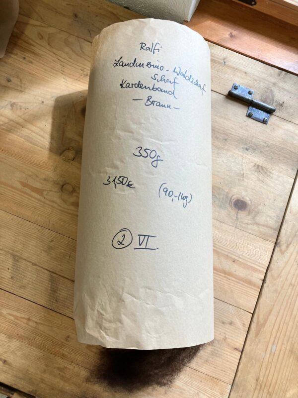 Kardenband Ralfi Landmerino-Waldschaf-Schaf Braun   2 VI – Bild 2