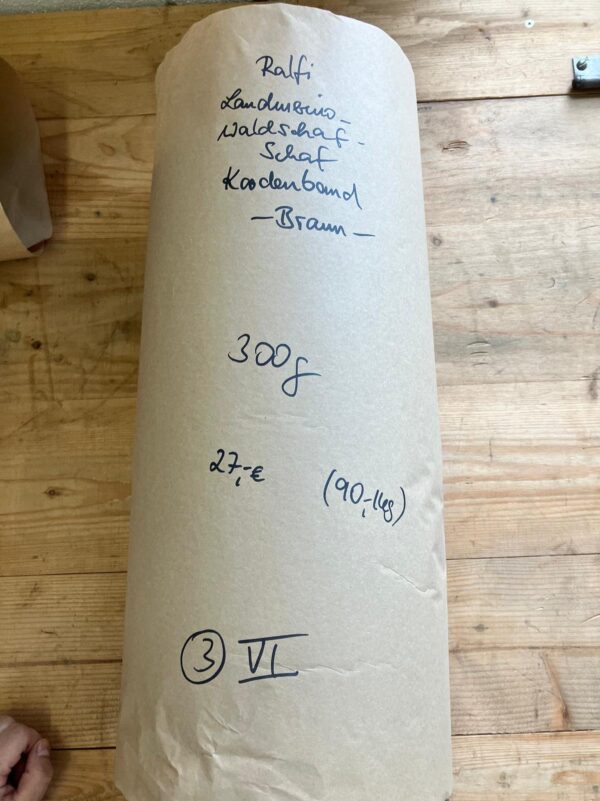 Kardenband Ralfi Landmerino-Waldschaf-Schaf Braun   3 VI – Bild 2