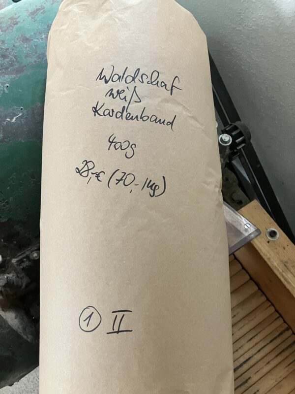 Kardenband Waldschaf weiß   1/II – Bild 2