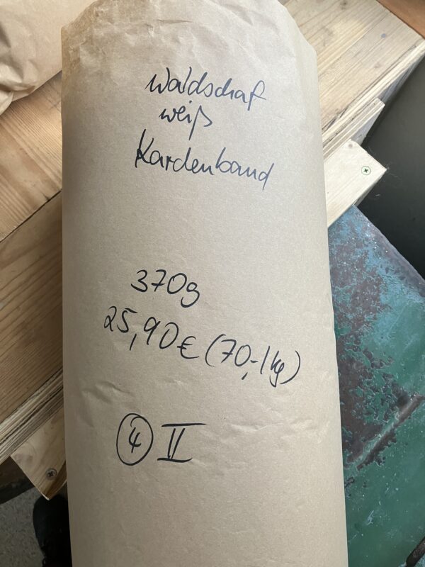 Kardenband Waldschaf weiß   4/II – Bild 2