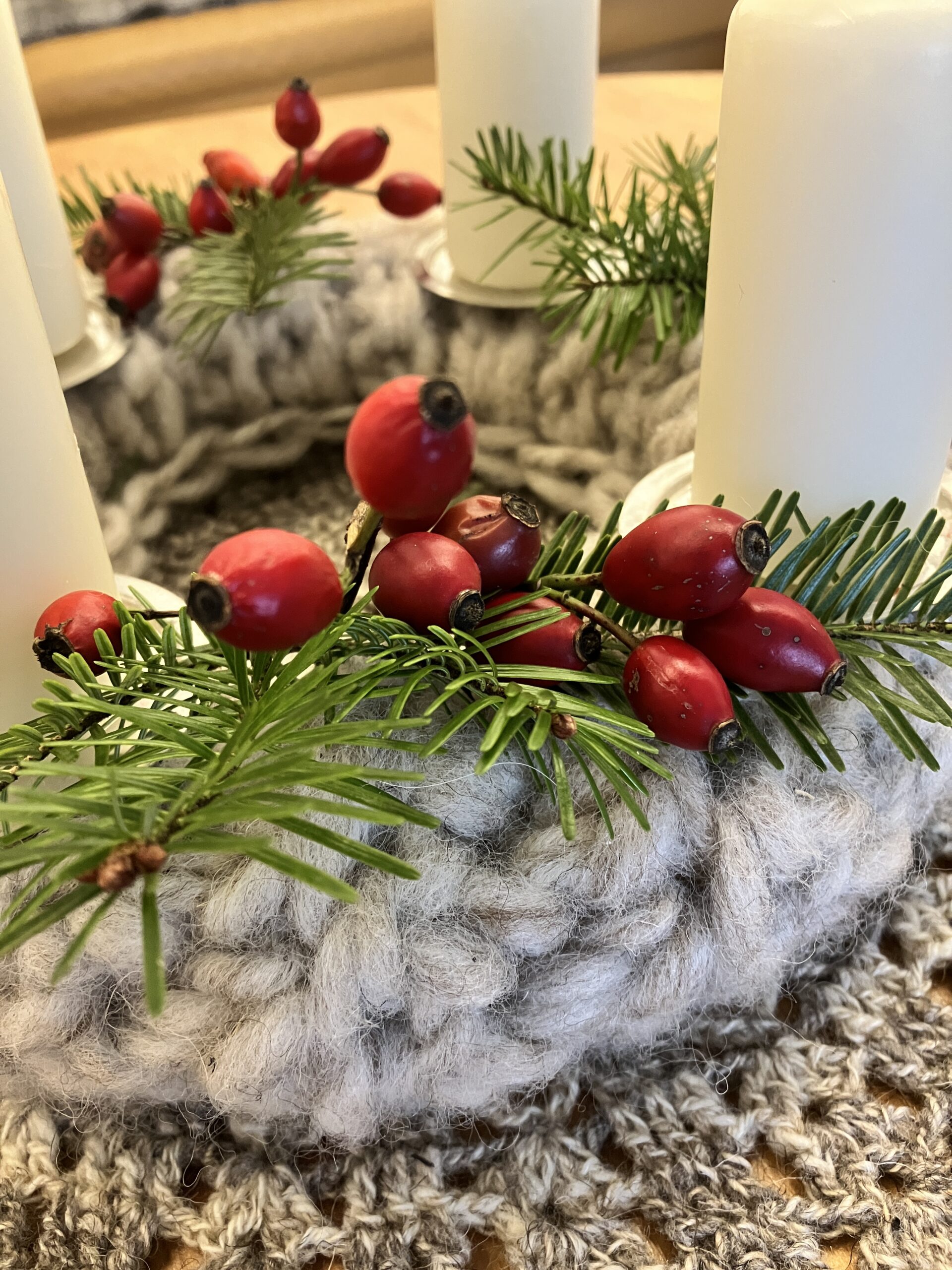 Kranz Dochtgarn 30 cm – Bild 5