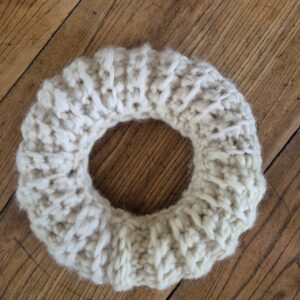 Adventskranz weiß 25 cm