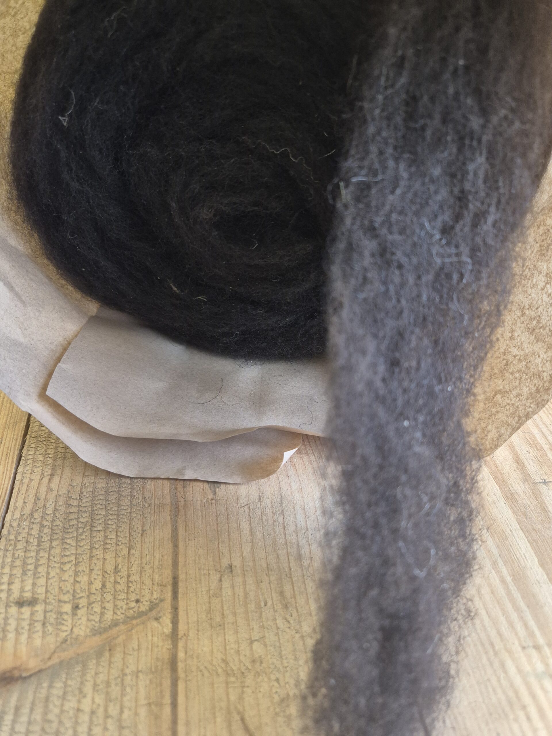 Kardenband Waldschaf Schwarz/Braun Nr. 35